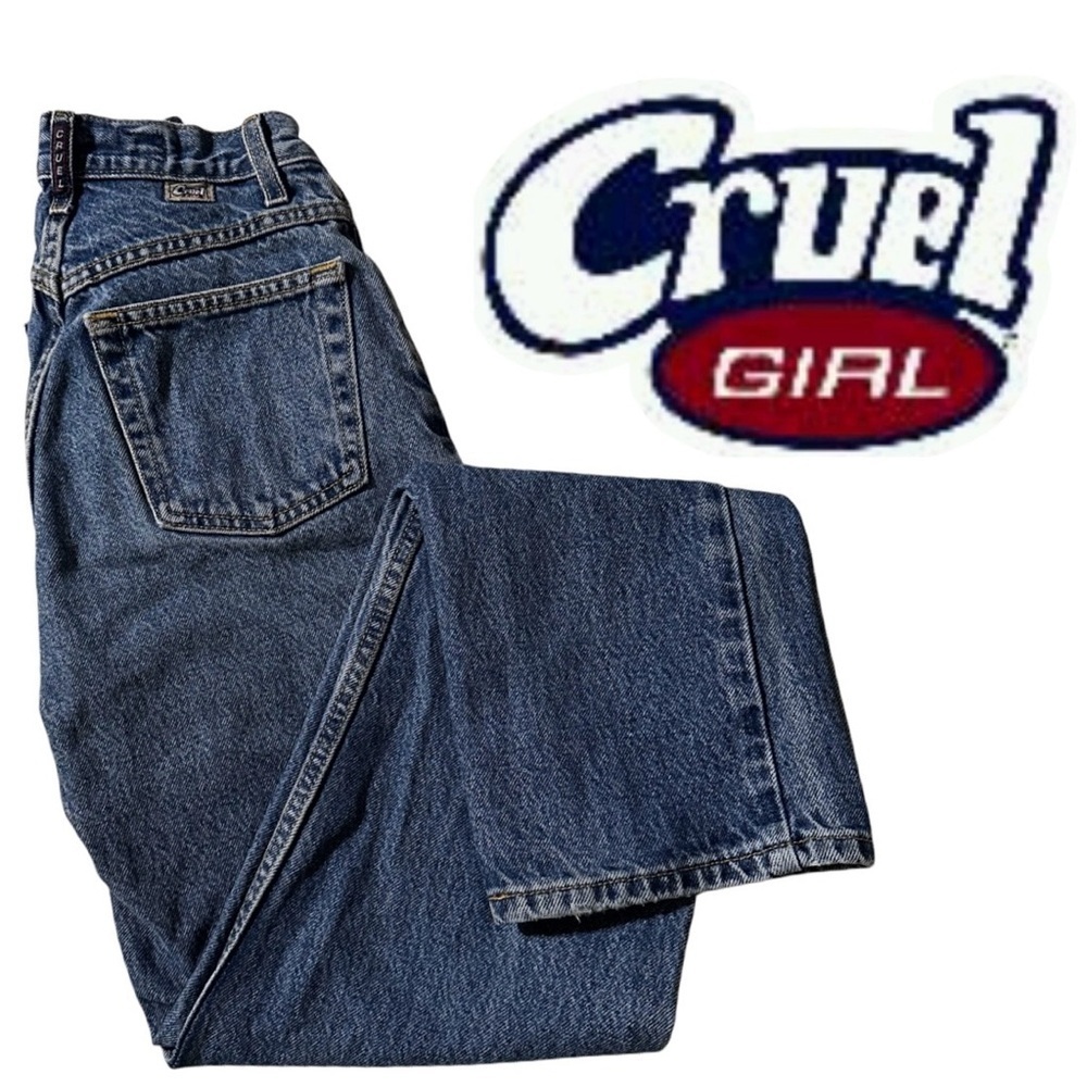 Cruel Girl Dark Blue High-Rise Women's Jeans